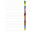 Day-Timer Desk Size Colored Address And Phone Directory Tabs, 5.5 x 8.5 Inches (92143)