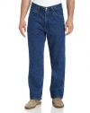 Carhartt Men's Relaxed Fit Straight Leg Fleece Lined Jean