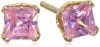 Disney Princess Girl's 14k Pink Cubic Zirconia Stud Earrings
