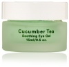 BASQNYC Cucumber Tea Eye Gel, 0.5oz