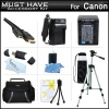 Must Have Accessory Kit For Canon VIXIA HF R52, HF R50, HF R500, HF R32, HF R30, HF R300, HF R42, HF R40, HF R400 Digital Camcorder Includes Extended Replacement (2000Mah) BP-718 Battery + Ac/Dc Charger + Deluxe Case + 50 Tripod + Mini HDMI Cable + More