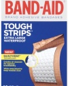 Band-Aid Brand Adhesive Bandages, Extra Large Tough Strips, Waterproof, 10 Count (Pack of 2)