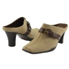 Aerosoles Cinch Mate Womens Size 8 Tan Leather Mules Heels Shoes UK 6
