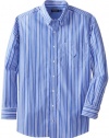 Nautica Men's Big-Tall Long Sleeve Pencil Stripe Shirt