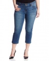 Lucky Brand Women's Plus-Size Ginger Denim Crop In Wright