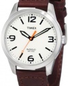 Timex Men's T2N633 Weekender Classic Casual Woven Leather Strap Watch