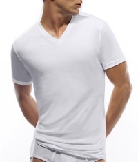 Tommy Hilfiger Men's 100% Cotton 4-Pk White Classic V-Neck T-Shirt Tommy Hilfiger Men's 100% Cotton 4-Pk White Classic V-Neck T-Shirt