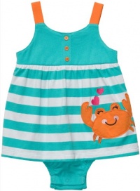 Carters Lovely Lemon Stripe Sunsuit Carters Lovely Lemon Stripe Sunsuit