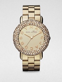 Marc by Marc Jacobs Marci Gold Tone Glitz Women's Watch - MBM3191