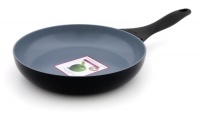 GreenPan CW0002862 Kyoto Bis Aluminum Open Fry Pan, 9.5-Inch, Black GreenPan CW0002862 Kyoto Bis Aluminum Open Fry Pan, 9.5-Inch, Black