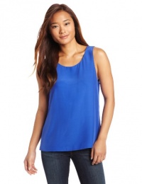 Parker Women's Brenna Sleeveless Open Back Combo Top, Marine, Small Parker Women's Brenna Sleeveless Open Back Combo Top, Marine, Small