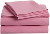 Cathay Home Colortastic Cozy Soft Microfiber Sheet Set, Twin Size, Bright Pink Cathay Home Colortastic Cozy Soft Microfiber Sheet Set, Twin Size, Bright Pink