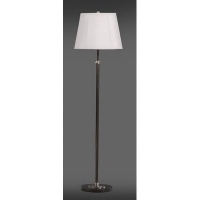 Robert Abbey 1842W Lamps with Ivory Microfiber Empire Shades, Lead Bronze/Ebonized Nickel Finish Robert Abbey 1842W Lamps with Ivory Microfiber Empire Shades, Lead Bronze/Ebonized Nickel Finish