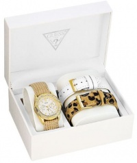 GUESS Women's U13597L1 Feminine Classic Hi-Energy Gold Tone Watch GUESS Women's U13597L1 Feminine Classic Hi-Energy Gold Tone Watch