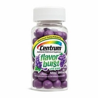 Centrum Flavor Burst Multi-Vitamin Chewable Tablets, Grape, 60 Count Centrum Flavor Burst Multi-Vitamin Chewable Tablets, Grape, 60 Count