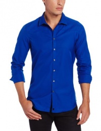Calvin Klein Sportswear Men's PD Dobby Faille Spread Collar Shirt Calvin Klein Sportswear Men's PD Dobby Faille Spread Collar Shirt