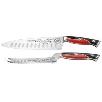 Guy Fieri Knuckle Sandwich Dagger and Chef Knife Set by Ergo Chef Guy Fieri Knuckle Sandwich Dagger and Chef Knife Set by Ergo Chef