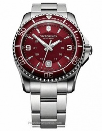 Victorinox Maverick GS Red Dial Stainless Steel Mens Watch 241604 Victorinox Maverick GS Red Dial Stainless Steel Mens Watch 241604