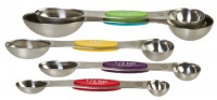 Prepworks from Progressive Stainless Steel Snap Fit Measuring Spoons, Set of 5