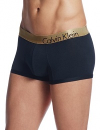 Calvin Klein Men's Body Micro Limited Edition Low Rise Trunk, Blue Shadow/Gold Waistband, X-Large Calvin Klein Men's Body Micro Limited Edition Low Rise Trunk, Blue Shadow/Gold Waistband, X-Large