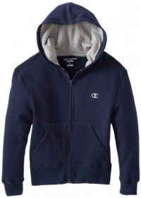 Champion Boys 8-20 Authentic Fleece Zip Front Hoodie, Navy, X-Large Champion Boys 8-20 Authentic Fleece Zip Front Hoodie, Navy, X-Large