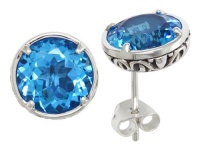 Balissima By Effy Collection Sterling Silver Blue Topaz Earrings Balissima By Effy Collection Sterling Silver Blue Topaz Earrings