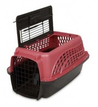 Petmate Two Door Top Load 19-Inch Pet Kennel, Pearl Honey Rose and Coffee Ground Bottom Petmate Two Door Top Load 19-Inch Pet Kennel, Pearl Honey Rose and Coffee Ground Bottom