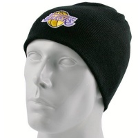 adidas Los Angeles Lakers Black Knit Beanie Cap adidas Los Angeles Lakers Black Knit Beanie Cap