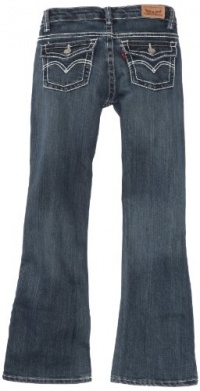 Levi's Girls 7-16 Taylor Thick Stitch Bootcut Jean, Blue Wonder, 10 Levi's Girls 7-16 Taylor Thick Stitch Bootcut Jean, Blue Wonder, 10
