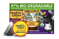 The Organic Coffee Company Decaf Gorilla Coffee, 36 OneCup Single Serve Cups The Organic Coffee Company Decaf Gorilla Coffee, 36 OneCup Single Serve Cups