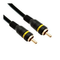 RCA Male / RCA Male, High Quality, Composite Video Cable, 12 ft RCA Male / RCA Male, High Quality, Composite Video Cable, 12 ft