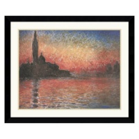 Dusk, Sunset in Venice, 1908 Framed Wall Art Dusk, Sunset in Venice, 1908 Framed Wall Art