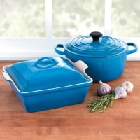 Le Creuset Signature Cast Iron and Stoneware, 4-Piece, Marseille