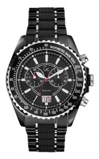 Mens GUESS COLLECTION GC Black Carbon Fiber Sport Swiss Chronograph Watch I46001G2 Mens GUESS COLLECTION GC Black Carbon Fiber Sport Swiss Chronograph Watch I46001G2