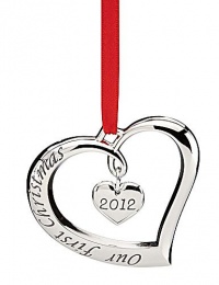 Lenox Christmas Metal Ornaments 2012 Our 1St Christmas Forevermore Lenox Christmas Metal Ornaments 2012 Our 1St Christmas Forevermore