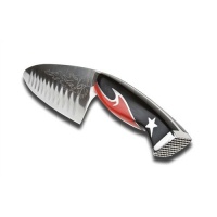 Guy Fieri Knuckle Sandwich 8 in. Chef Knife with CrissCross Crusher Guy Fieri Knuckle Sandwich 8 in. Chef Knife with CrissCross Crusher