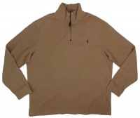 Polo Ralph Lauren Mockneck Halpf Zip Sweater 2XL (Beige) Polo Ralph Lauren Mockneck Halpf Zip Sweater 2XL (Beige)