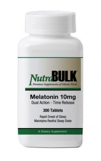 NutraBulk Melatonin 10mg TABLETS - 300 Count - Rapid Onset, Sustained Sleep NutraBulk Melatonin 10mg TABLETS - 300 Count - Rapid Onset, Sustained Sleep