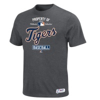 Detroit Tigers AC MLB Property Of Short Sleeve Team Issued T Shirt by Majestic Detroit Tigers AC MLB Property Of Short Sleeve Team Issued T Shirt by Majestic