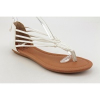 Lucky Brand Cynthia Open Toe Flip Flops Sandals Shoes White Womens Lucky Brand Cynthia Open Toe Flip Flops Sandals Shoes White Womens