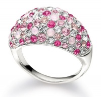 Authentic Chamilia Jeweled Kaleidoscope Ring Pink Swarovski 3125-0003 Limited Editions Gift Boxed Retired Size 8 Authentic Chamilia Jeweled Kaleidoscope Ring Pink Swarovski 3125-0003 Limited Editions Gift Boxed Retired Size 8