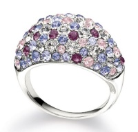 Authentic Chamilia Jeweled Kaleidoscope Ring Purple Swarovski 3125-0007 Limited Editions Gift Boxed Retired Size 6 Authentic Chamilia Jeweled Kaleidoscope Ring Purple Swarovski 3125-0007 Limited Editions Gift Boxed Retired Size 6
