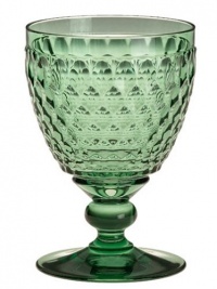 Villeroy & Boch Boston Green Crystal Clarets, Set of 4 Villeroy & Boch Boston Green Crystal Clarets, Set of 4