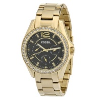 Fossil Riley Multifunction Stainless Steel Watch - Gold-Tone Es3384 Fossil Riley Multifunction Stainless Steel Watch - Gold-Tone Es3384