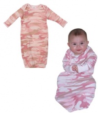 Infant Baby Pink Camo L/S One Piece Sleeper Infant Baby Pink Camo L/S One Piece Sleeper