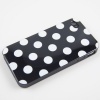 Black & White Polka Dot Flex Gel Case for Iphone 4 & 4S