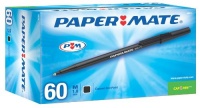 Paper Mate Write Bros. Stick Medium Tip Ballpoint Pens, 60 Black Ink Pens (4621401) Paper Mate Write Bros. Stick Medium Tip Ballpoint Pens, 60 Black Ink Pens (4621401)