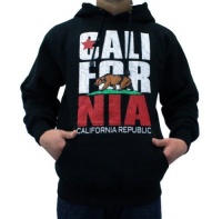 California Republic Design Hooded Sweatshirt By CottonAge California Republic Design Hooded Sweatshirt By CottonAge
