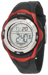 Armitron Unisex 456974RED Chronograph Black with Red Accents Digital Sport Watch Armitron Unisex 456974RED Chronograph Black with Red Accents Digital Sport Watch
