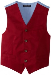 Nautica Boys 8-20 Dresswear Fancy Twill Vest, Red, X-Large Nautica Boys 8-20 Dresswear Fancy Twill Vest, Red, X-Large